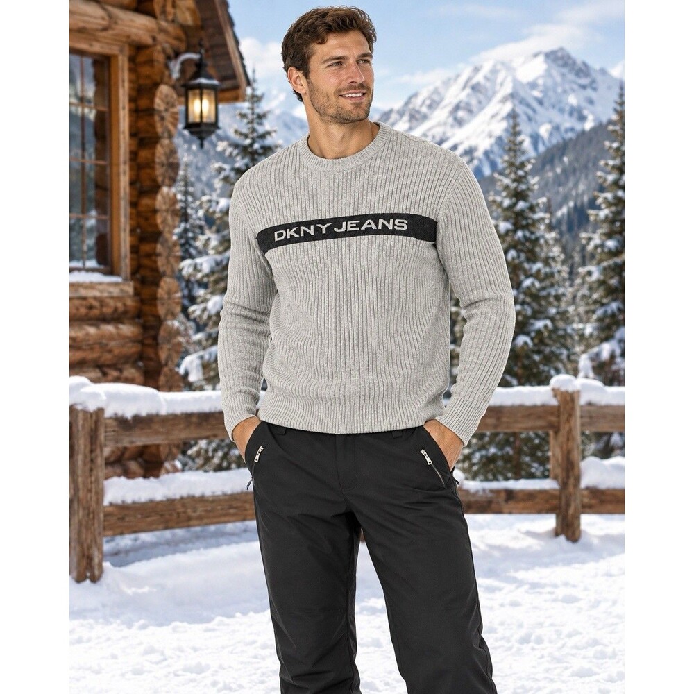 DKNY JEANS Men’s Cotton Sweater Size XL